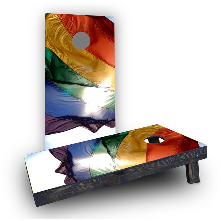 gay pride rainbow table